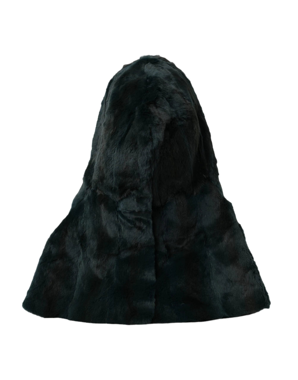 Dolce & Gabbana Black Weasel Fur Whole Head Wrap Hat by Dolce & Gabbana
