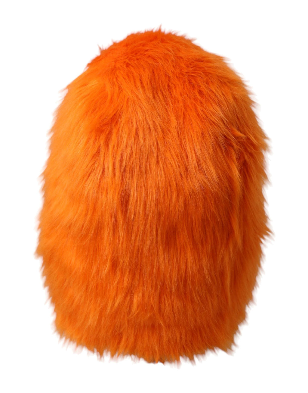 Dolce & Gabbana Orange Faux Fur Whole Head Wrap Hat by Dolce & Gabbana
