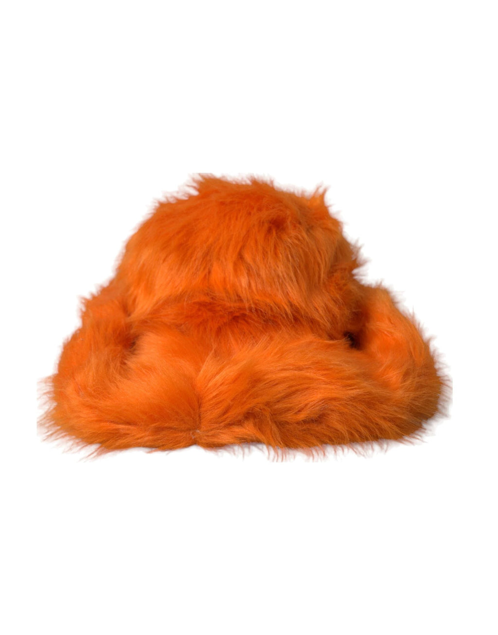 Dolce & Gabbana Orange Faux Fur Polyester Fedora Hat by Dolce & Gabbana