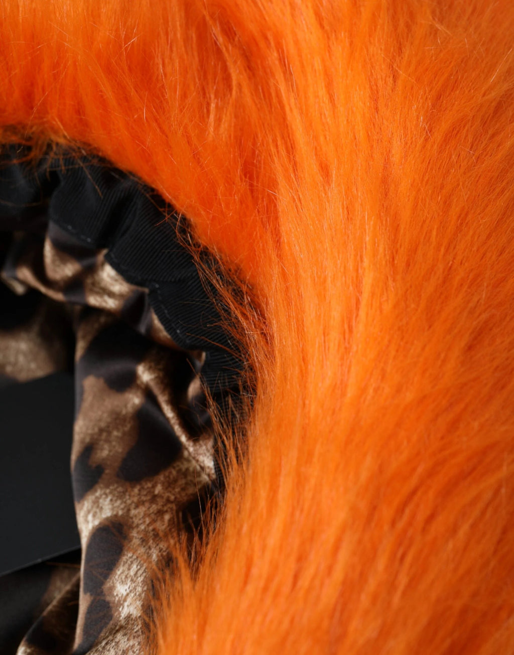 Dolce & Gabbana Orange Faux Fur Polyester Fedora Hat by Dolce & Gabbana