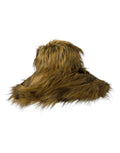 Dolce & Gabbana Brown Modacrylic Faux Fur Bucket Hat by Dolce & Gabbana