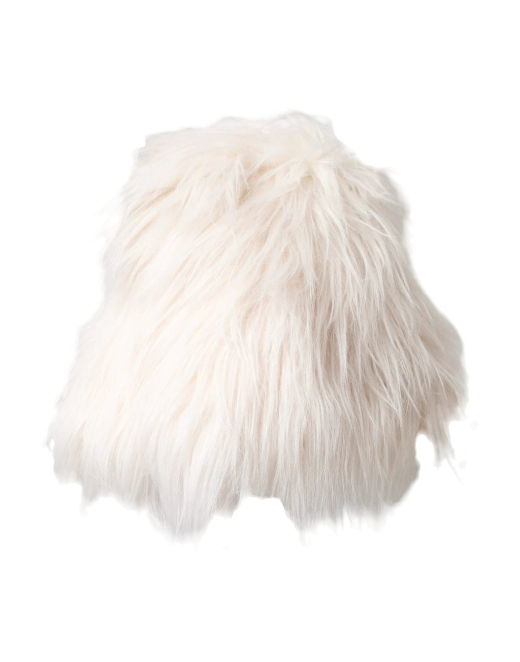 Dolce & Gabbana White Acrylic Fur Womens Bucket Hat by Dolce & Gabbana