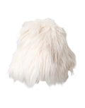 Dolce & Gabbana White Acrylic Fur Womens Bucket Hat by Dolce & Gabbana