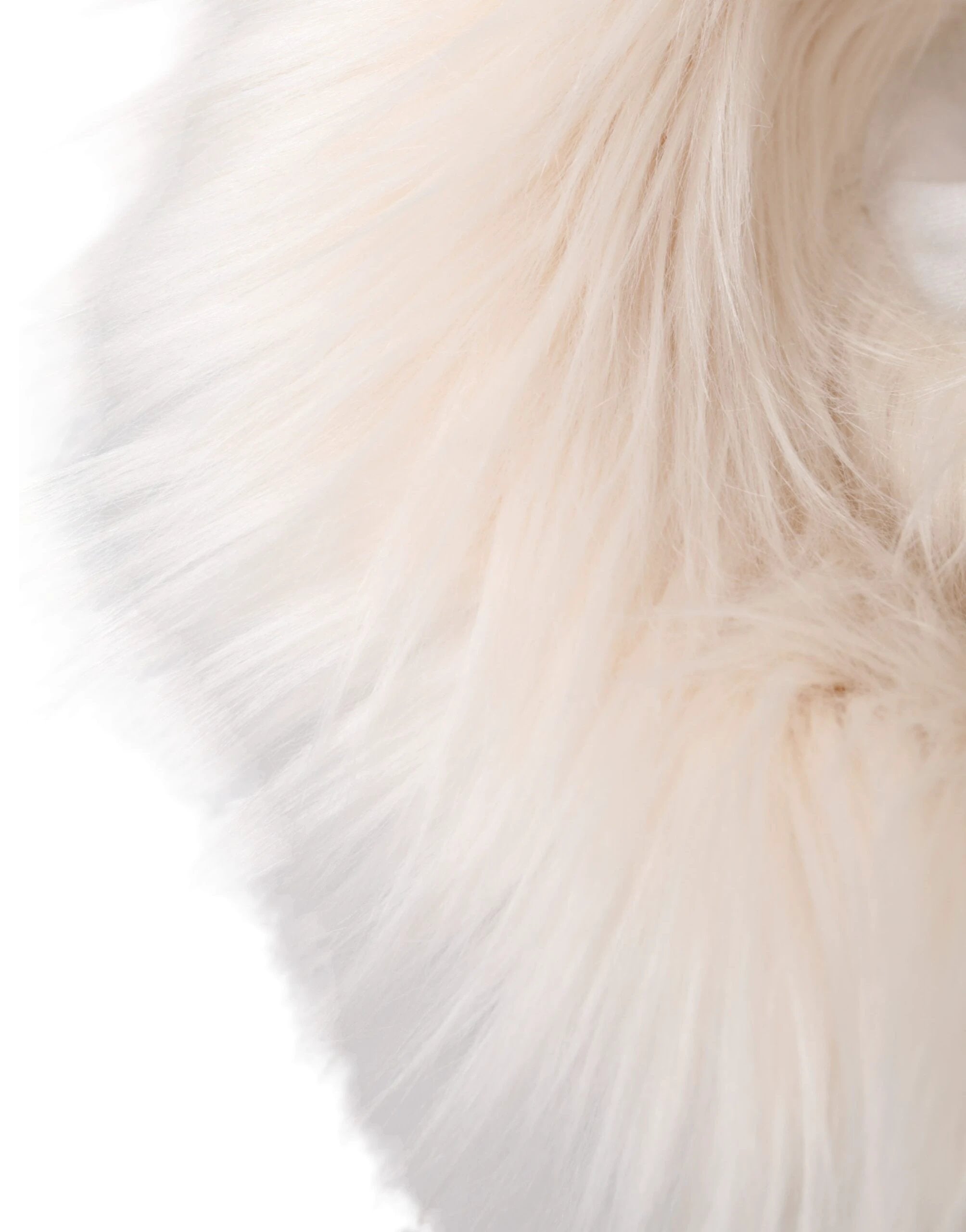 Dolce & Gabbana White Acrylic Fur Womens Bucket Hat by Dolce & Gabbana