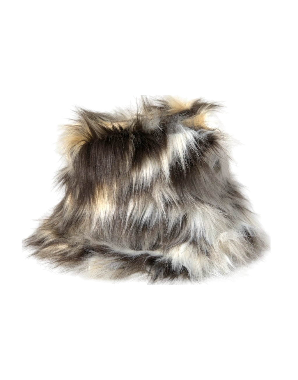 Dolce & Gabbana Multicolor Acrylic Fur Women Bucket Hat by Dolce & Gabbana
