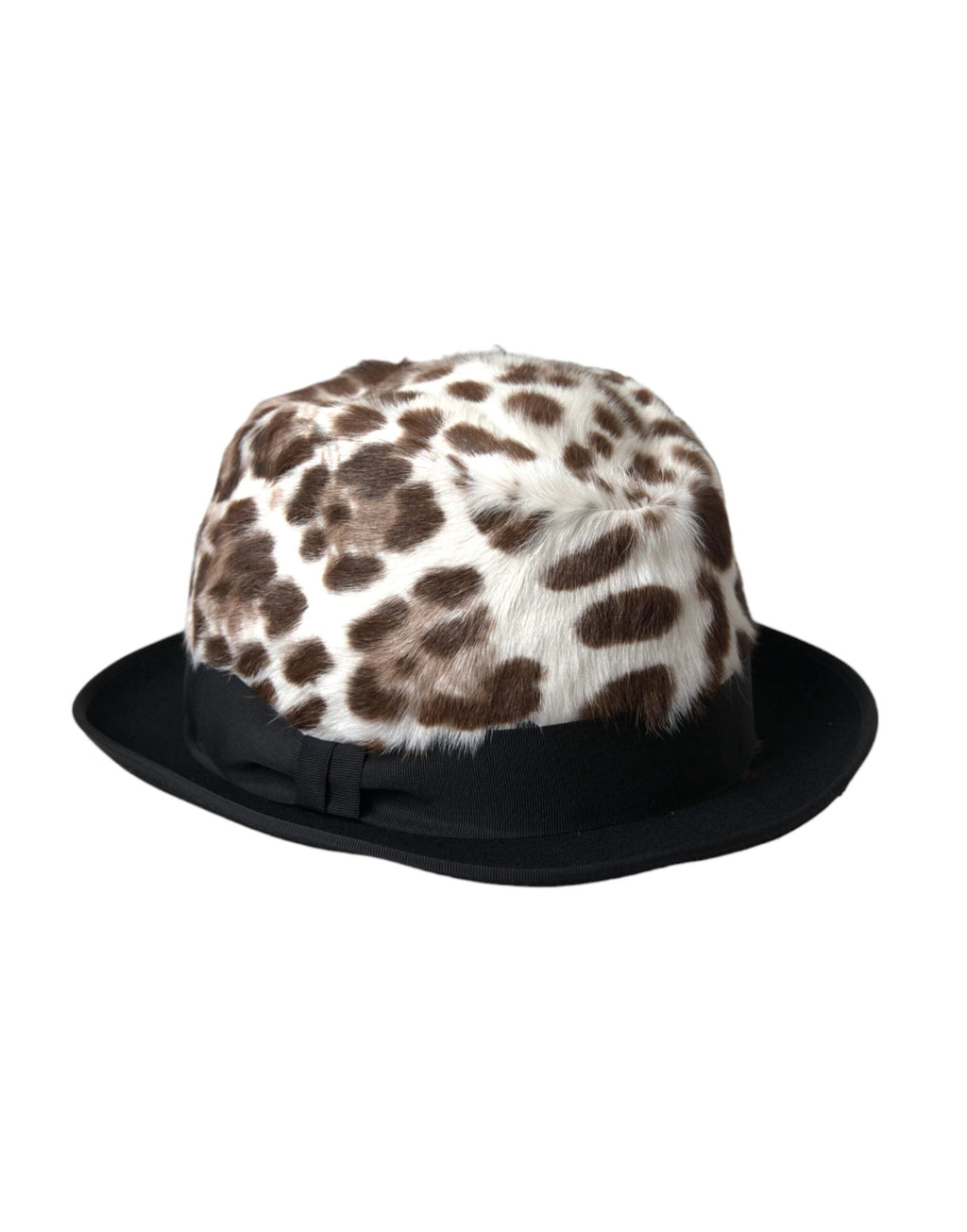 Dolce & Gabbana Multicolor Leopard Women Fedora Hat by Dolce & Gabbana