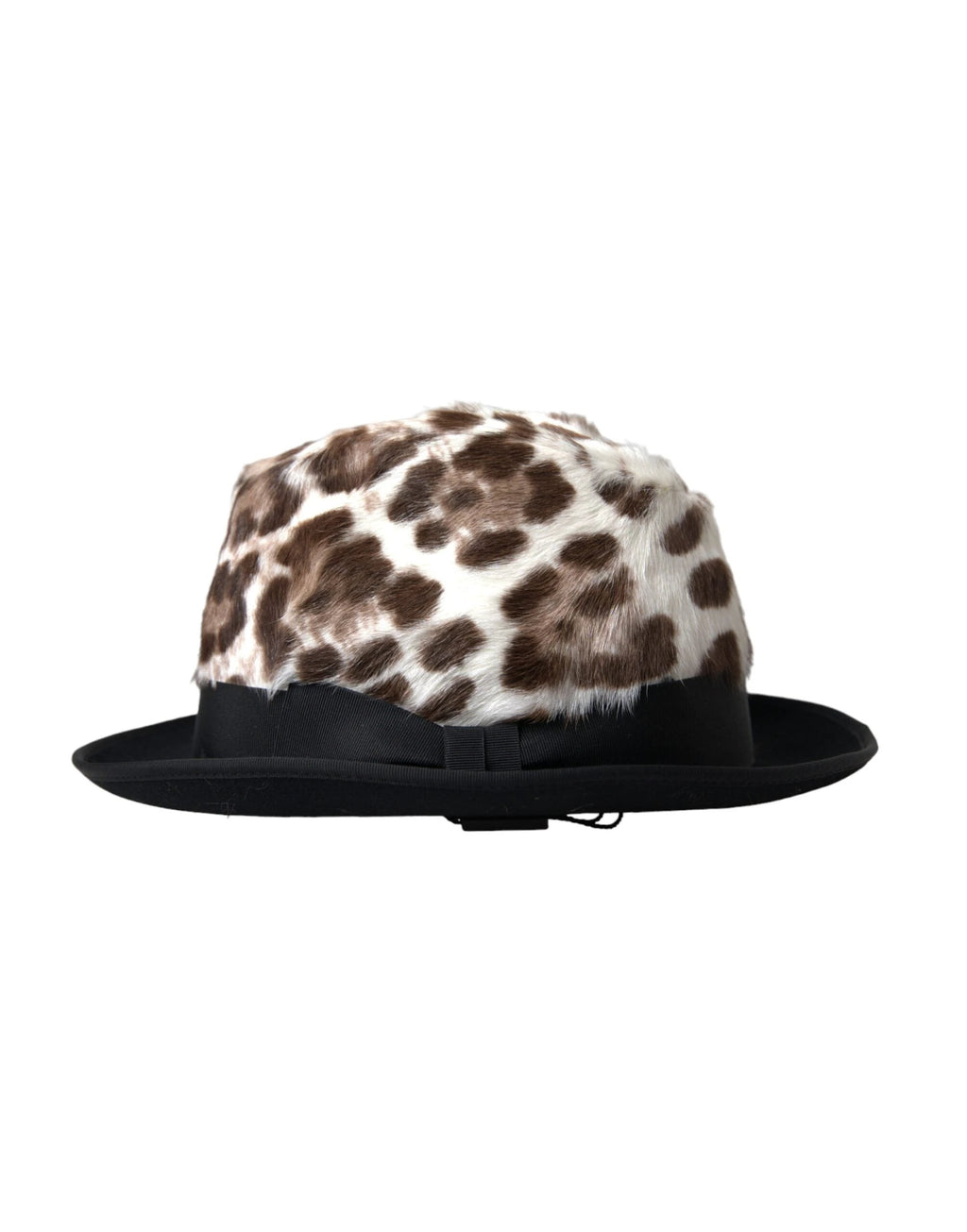Dolce & Gabbana Multicolor Leopard Women Fedora Hat by Dolce & Gabbana