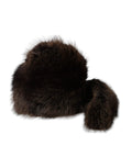 Dolce & Gabbana Women Brown Raccoon Fur Bucket Hat by Dolce & Gabbana