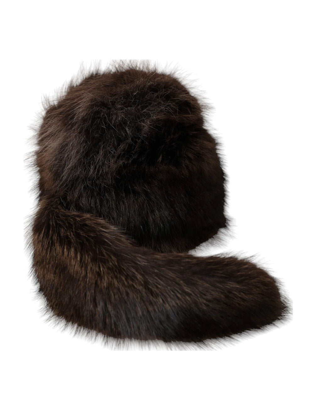 Dolce & Gabbana Women Brown Raccoon Fur Bucket Hat by Dolce & Gabbana