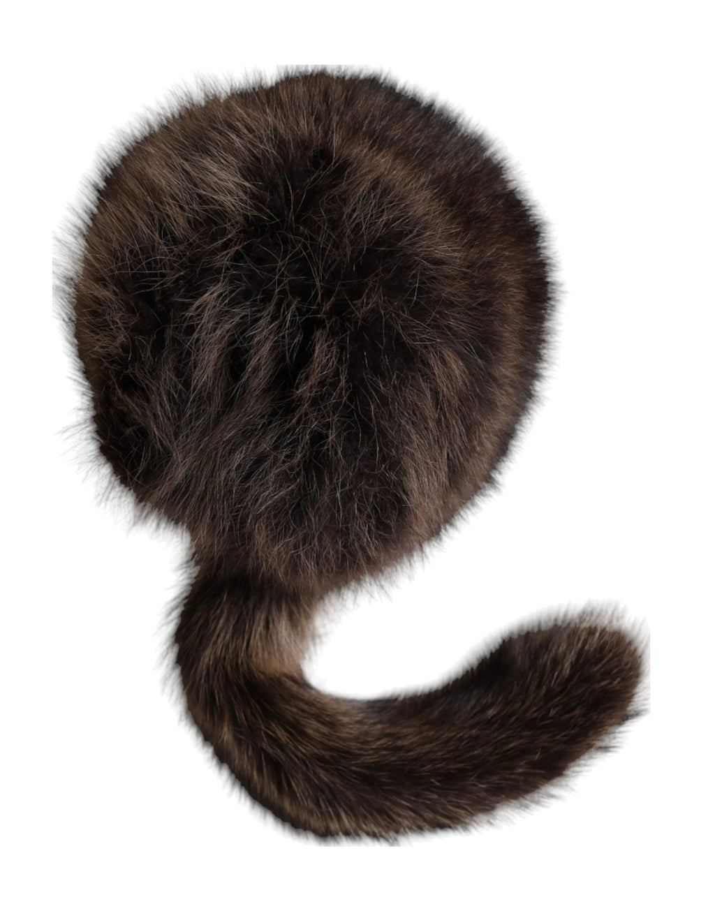 Dolce & Gabbana Women Brown Raccoon Fur Bucket Hat by Dolce & Gabbana