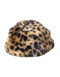 Dolce & Gabbana Brown Leopard Fur Women Bucket Hat by Dolce & Gabbana