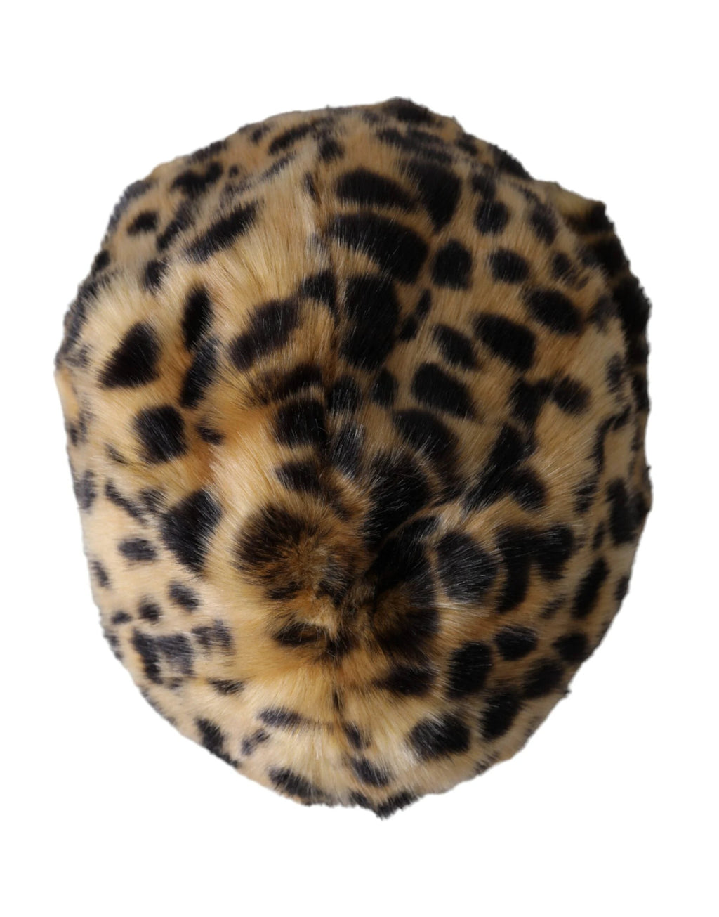 Dolce & Gabbana Brown Leopard Fur Women Bucket Hat by Dolce & Gabbana