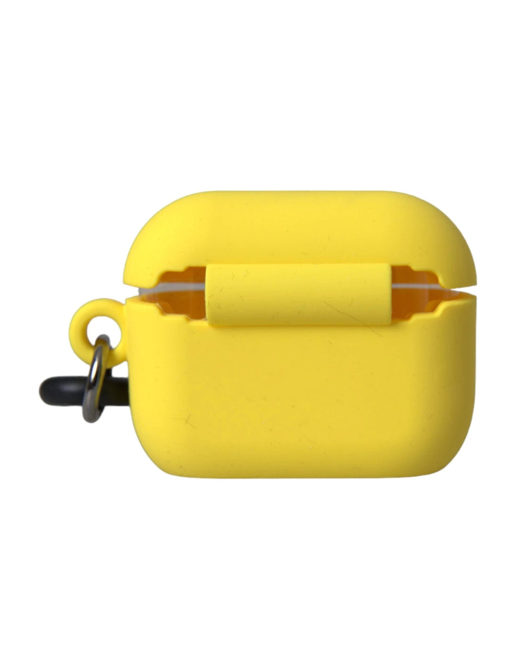 Dolce & Gabbana Yellow Silicone Logo Embossed Airpods Case by Dolce & Gabbana