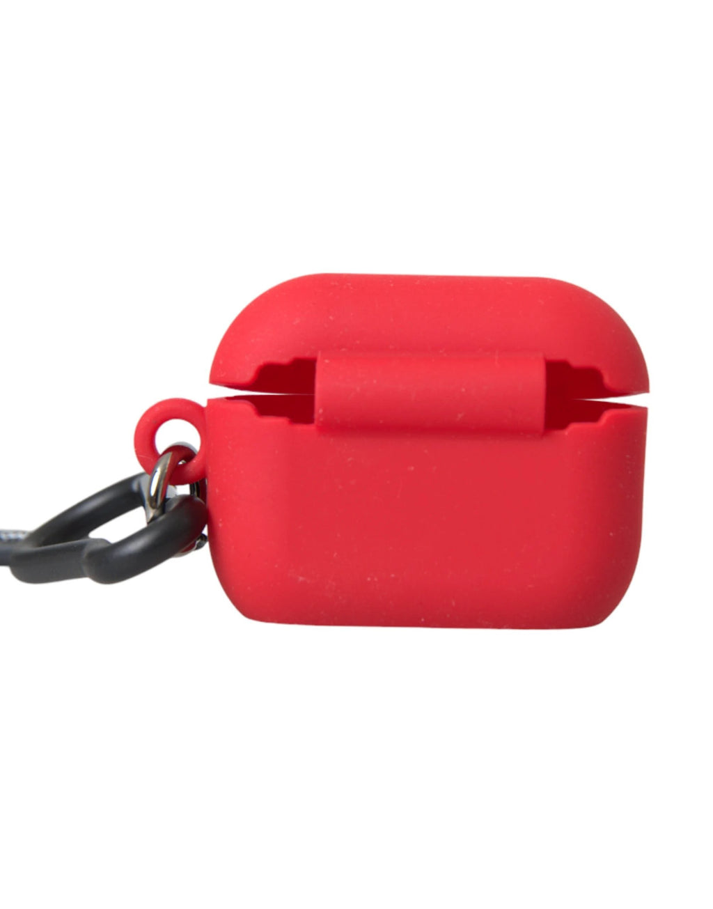 Dolce & Gabbana Red Silicone Rubber Logo Embossed Airpods Case by Dolce & Gabbana