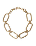Collier Dolce &amp; Gabbana en laiton doré à gros maillons
