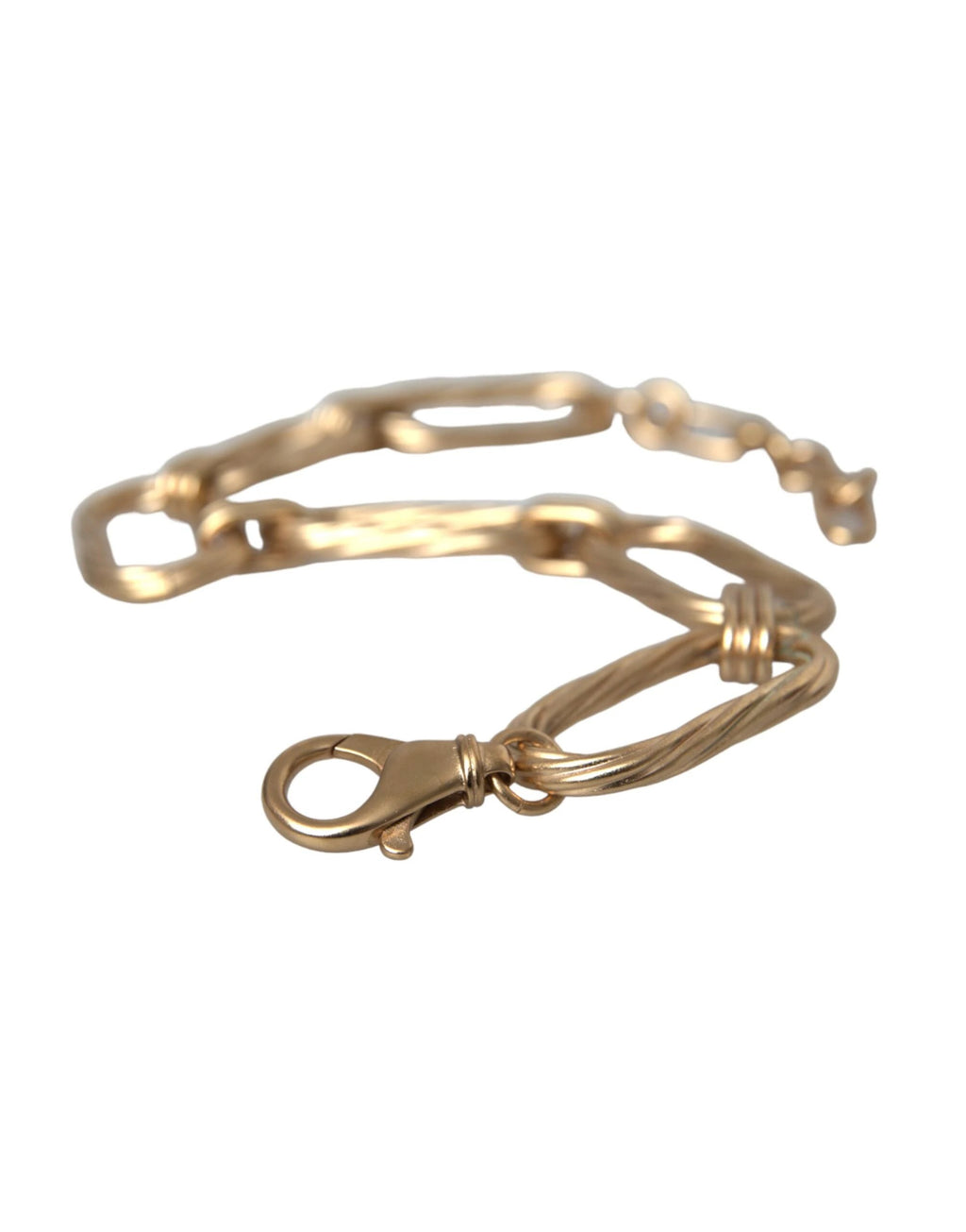 Dolce & Gabbana Gold Tone Brass Large Link Chain Jewelry Necklace by Dolce & Gabbana