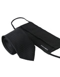Dolce & Gabbana Black 100% Silk Adjustable Necktie Face Mask by Dolce & Gabbana