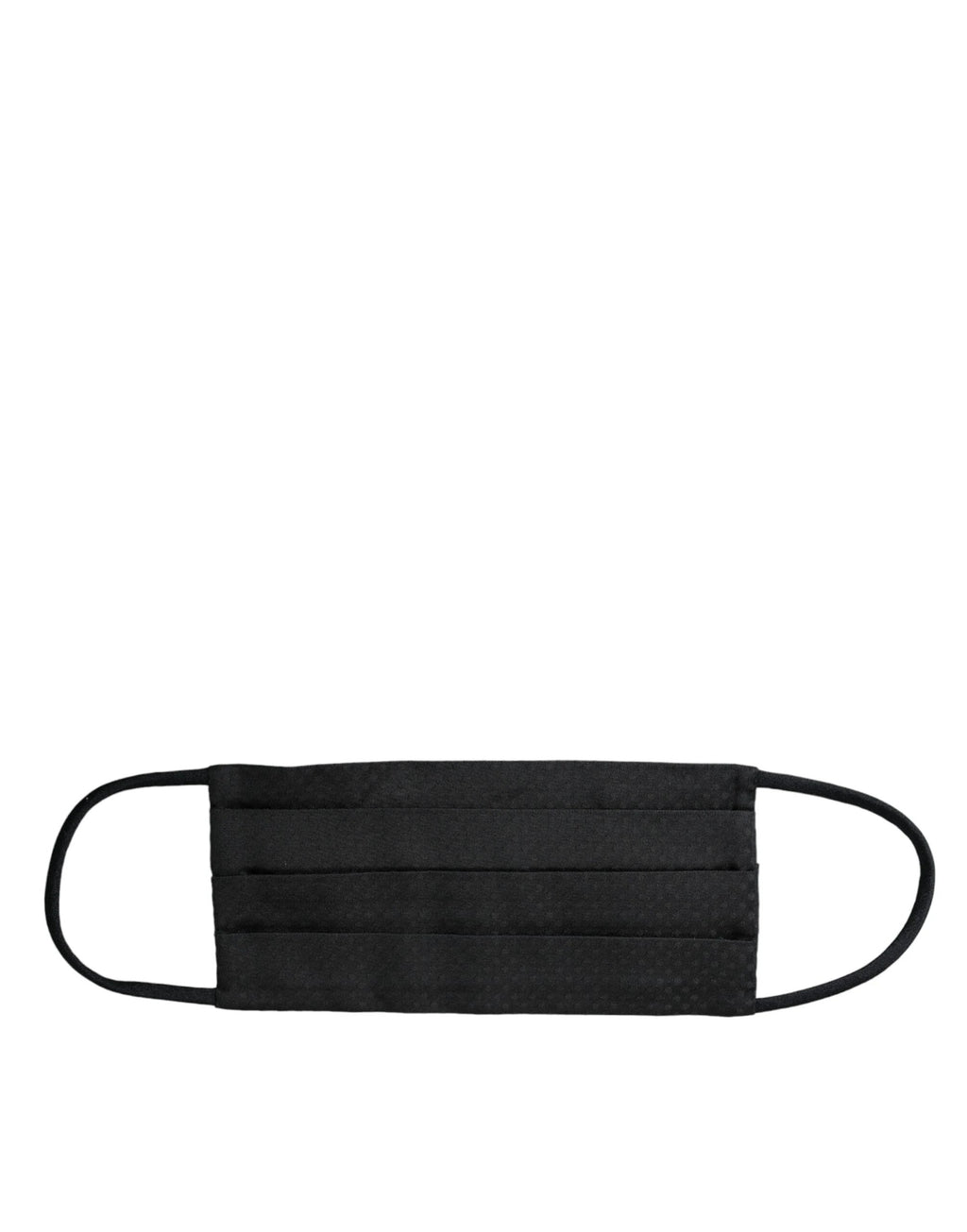 Dolce & Gabbana Black 100% Silk Adjustable Necktie Face Mask by Dolce & Gabbana