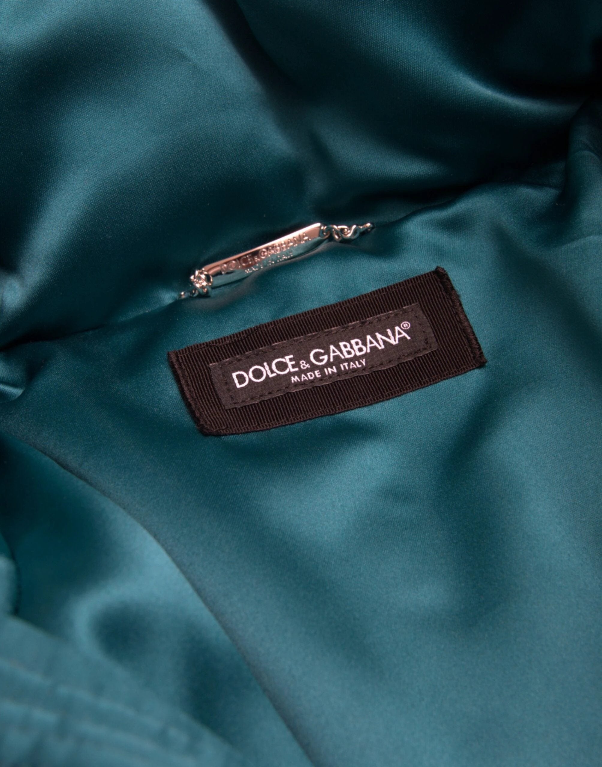 Dolce & Gabbana Multicolor Floral Windbreaker Puffer Jacket by Dolce & Gabbana