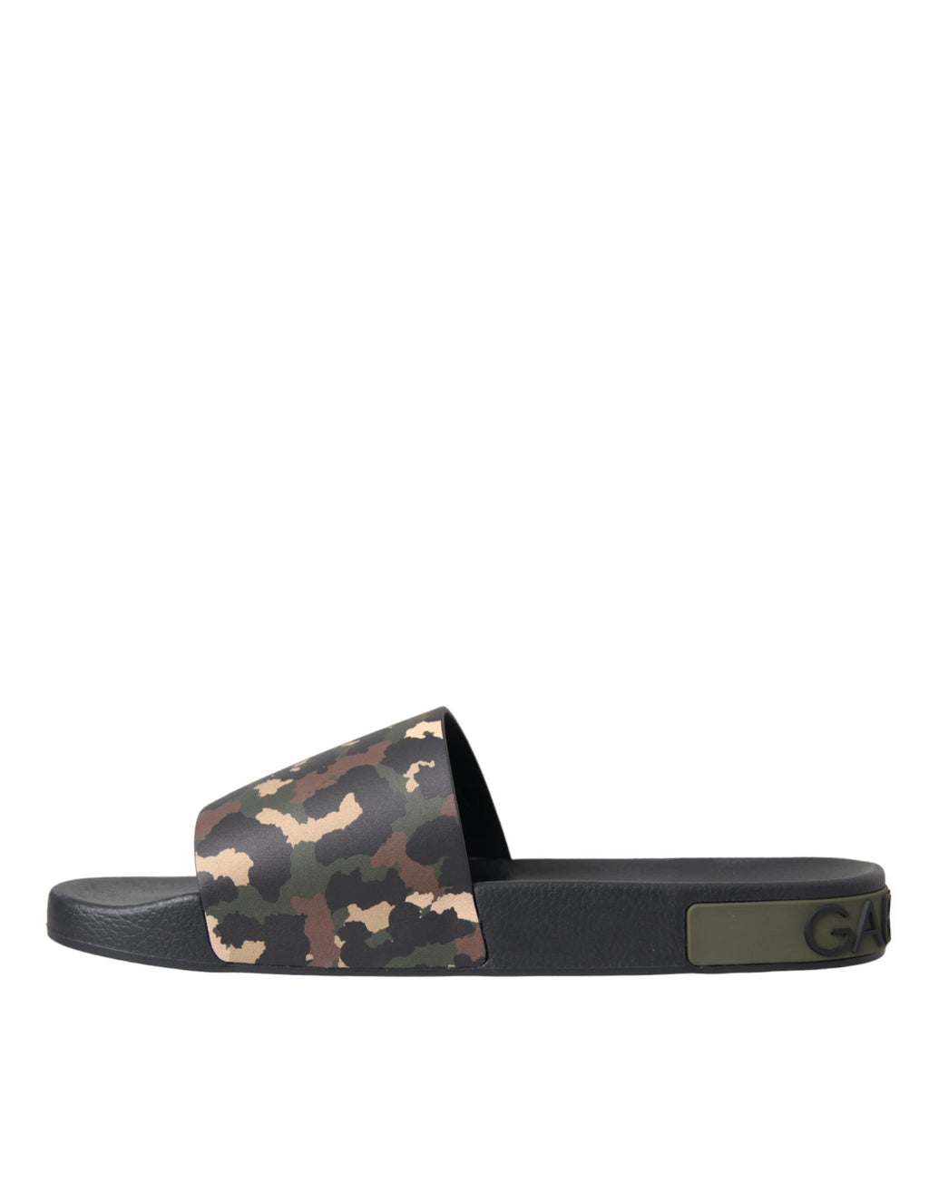Dolce & Gabbana Multicolor Camouflage Leather Beachwear Men Shoes by Dolce & Gabbana