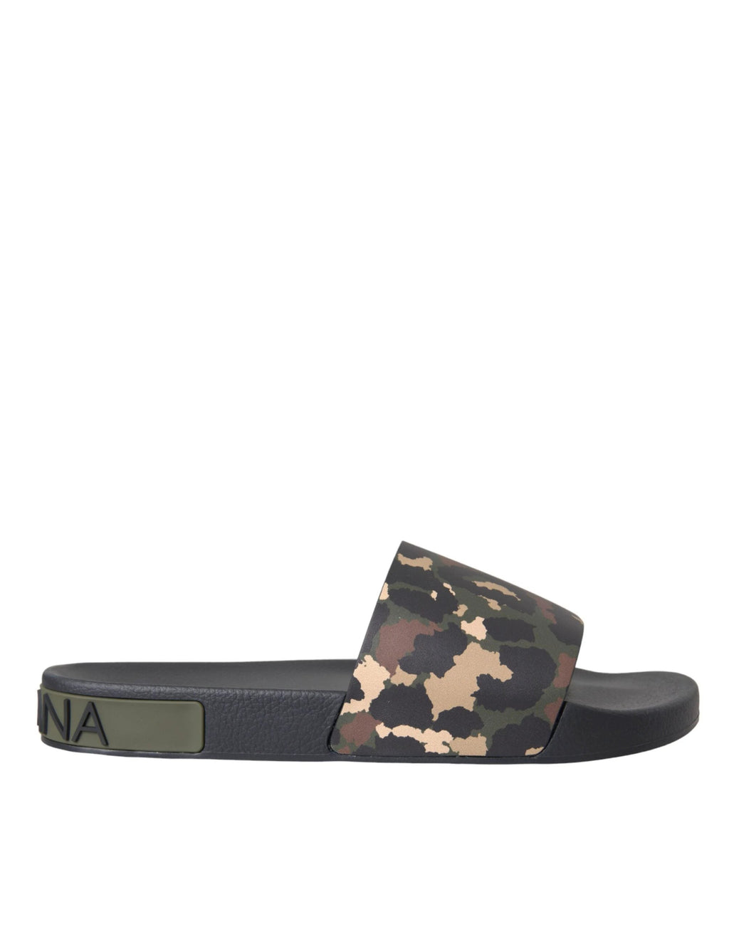 Dolce & Gabbana Multicolor Camouflage Leather Beachwear Men Shoes by Dolce & Gabbana