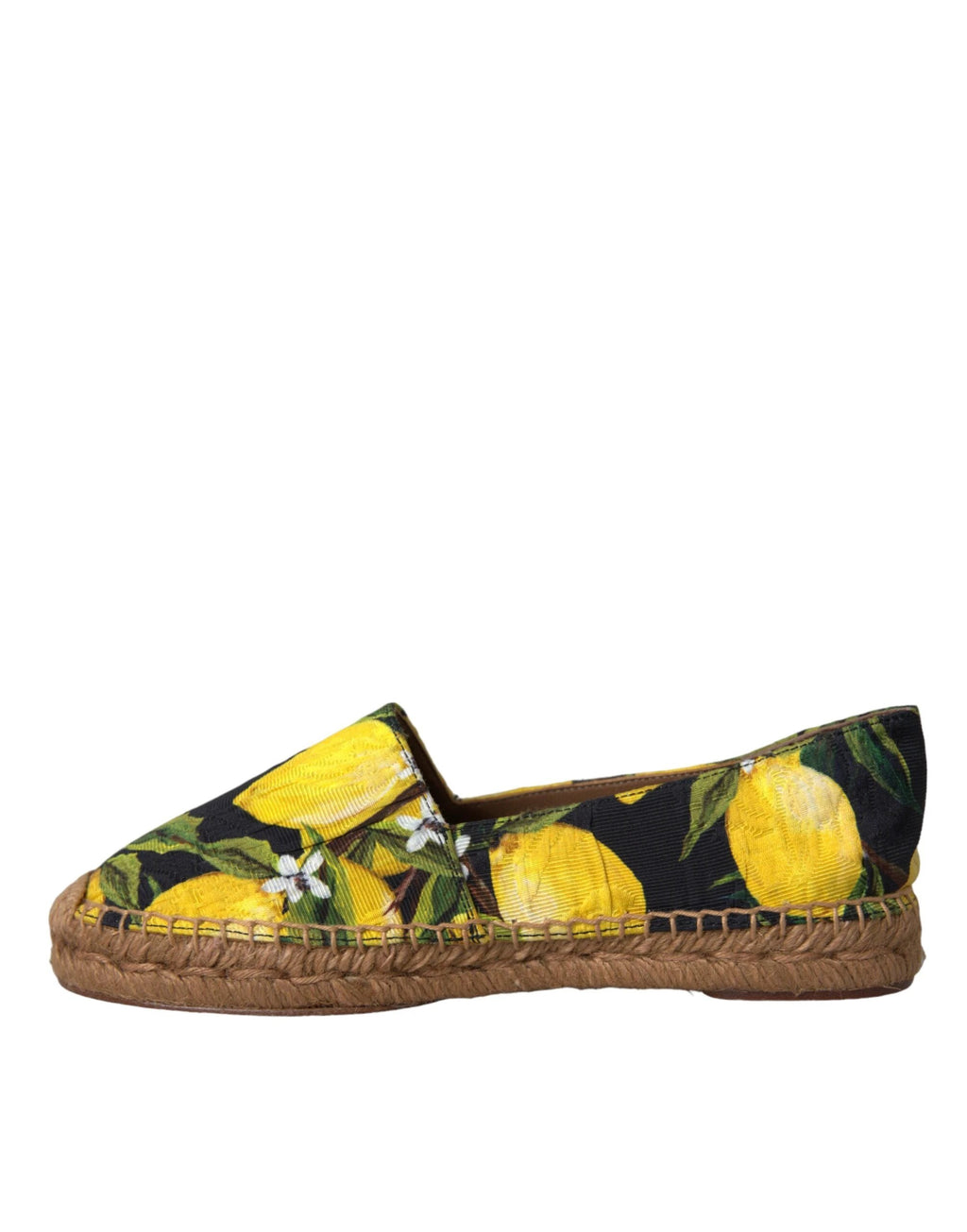 Dolce & Gabbana Multicolor Lemon Slip On Espadrilles Shoes by Dolce & Gabbana