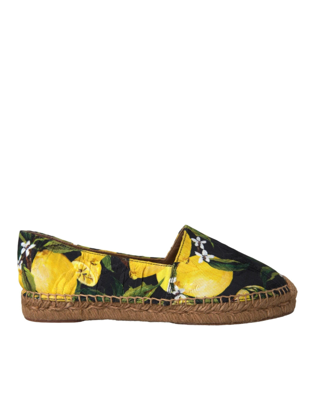 Dolce & Gabbana Multicolor Lemon Slip On Espadrilles Shoes by Dolce & Gabbana