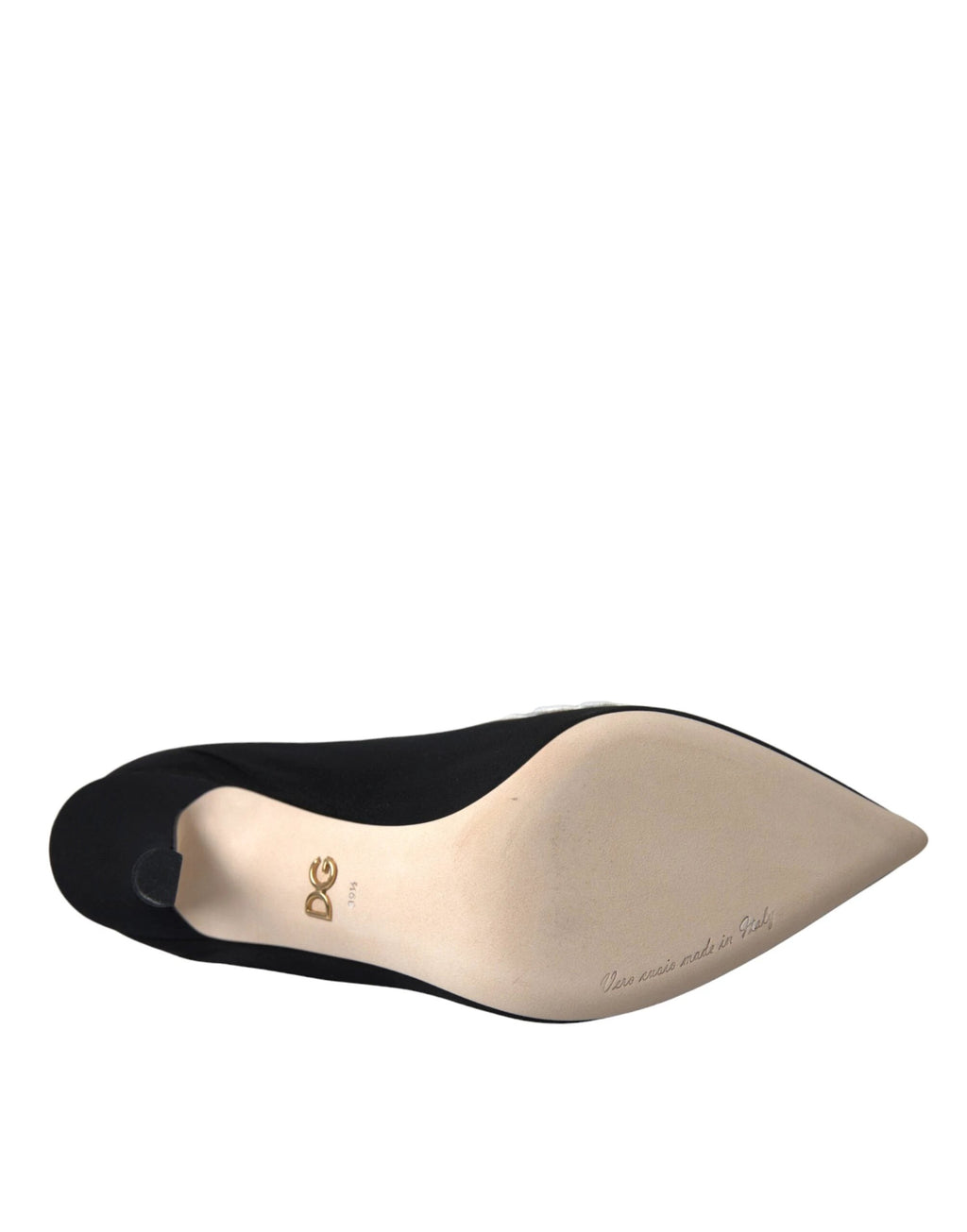 Dolce & Gabbana Black White Embroidery Slip On Boots Shoes by Dolce & Gabbana