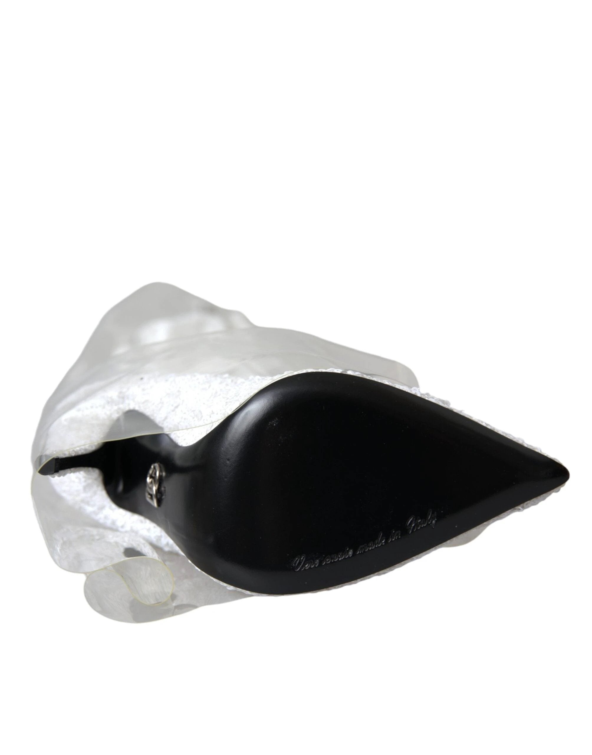 Dolce & Gabbana White Heels Stiletto Knee High Boots Shoes by Dolce & Gabbana