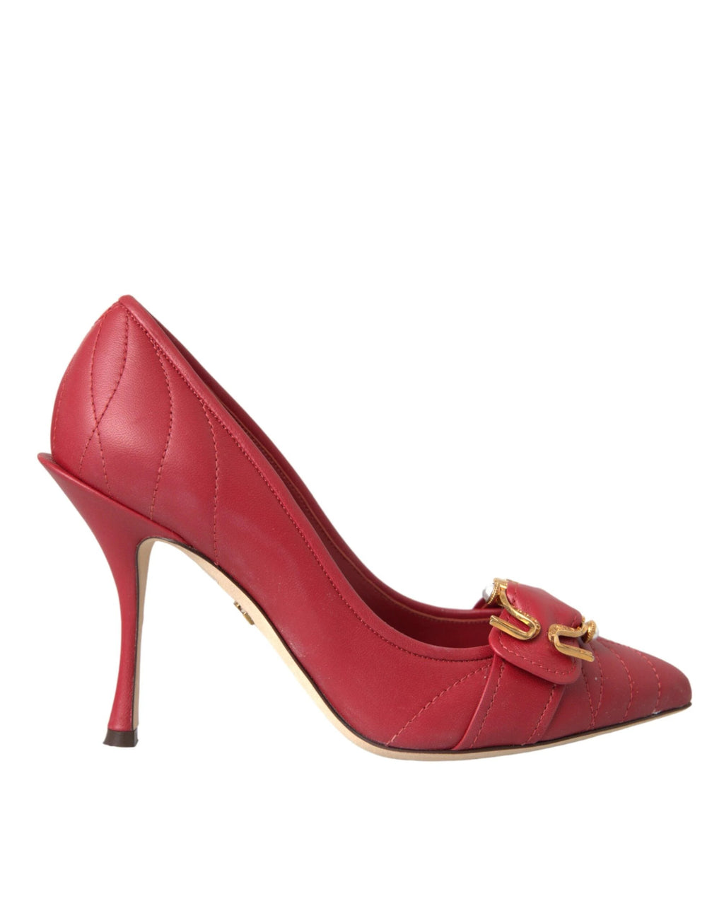 Dolce & Gabbana Red Devotion Leather Heels Pumps Shoes by Dolce & Gabbana