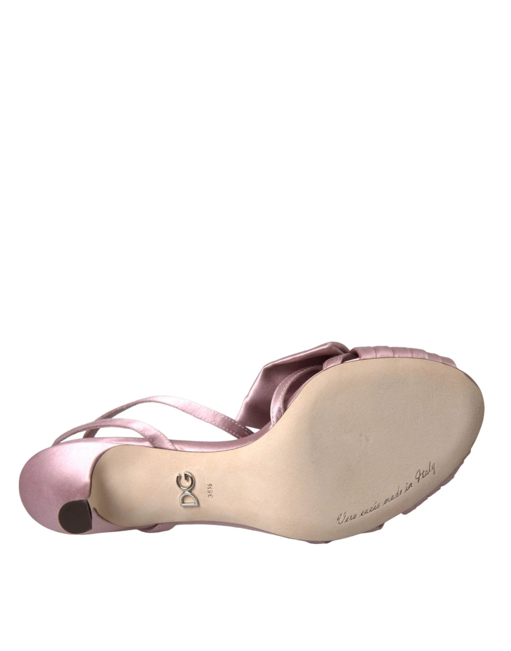 Dolce & Gabbana Pink Keira Crystal Heels Sandals Shoes by Dolce & Gabbana