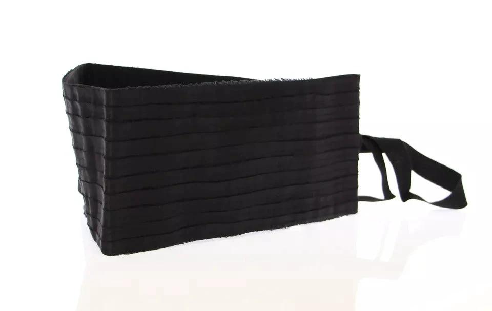 Dolce & Gabbana Black Silk Womens Waist Cummerbund by Dolce & Gabbana