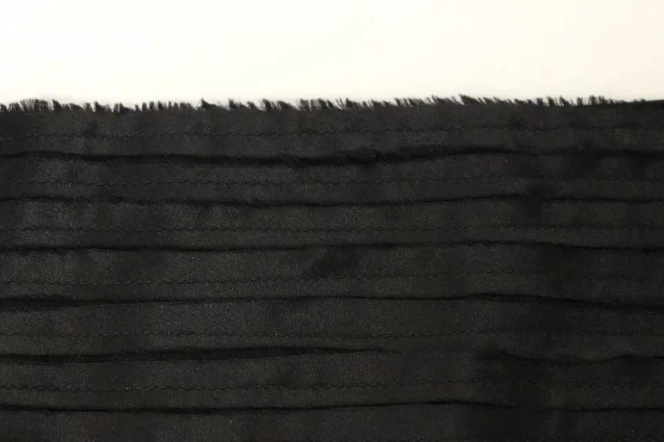 Dolce & Gabbana Black Silk Womens Waist Cummerbund by Dolce & Gabbana