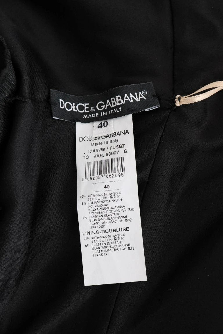Dolce & Gabbana Gold Silk Stretch Romper Body by Dolce & Gabbana
