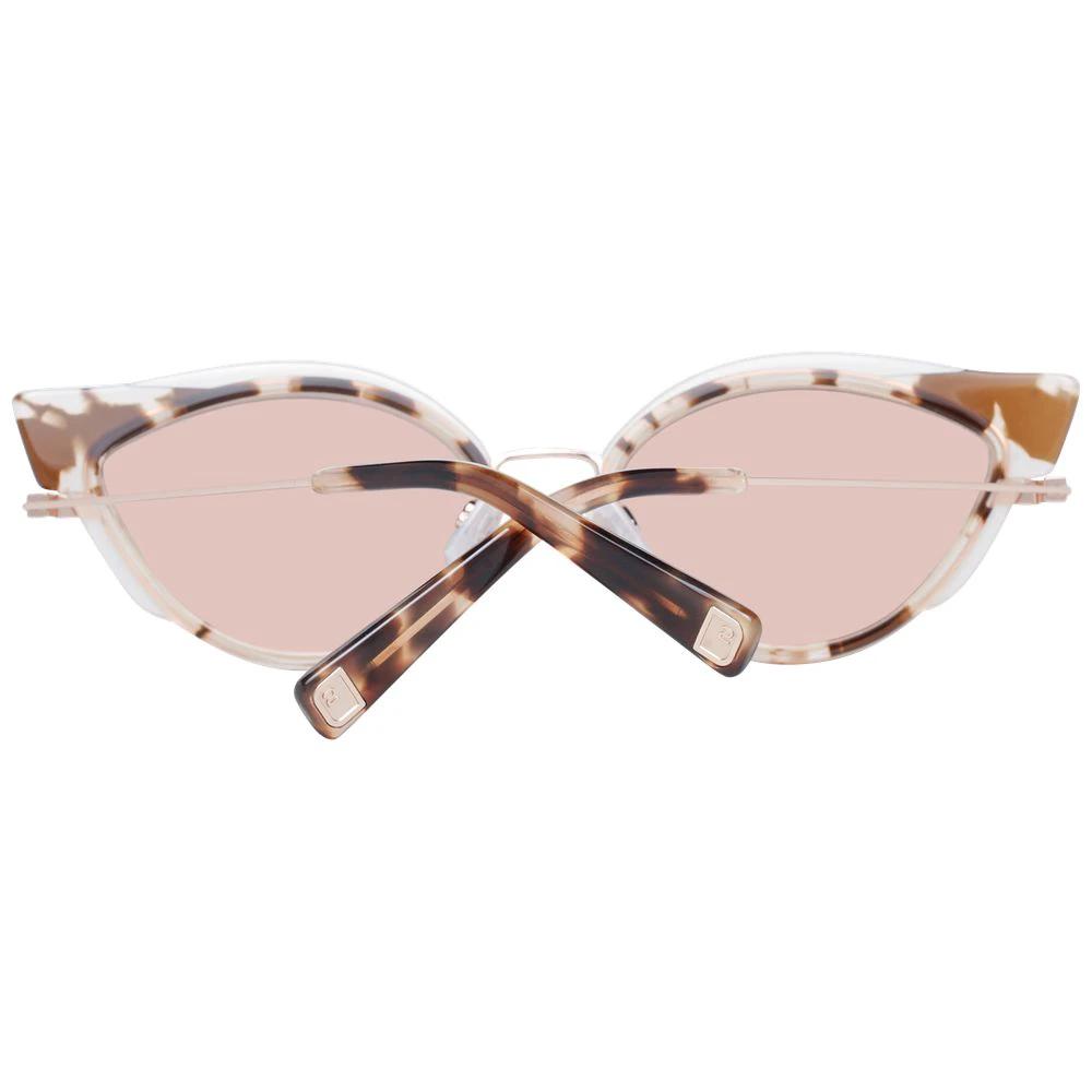 Lunettes de soleil Dsquared² marron en métal et plastique