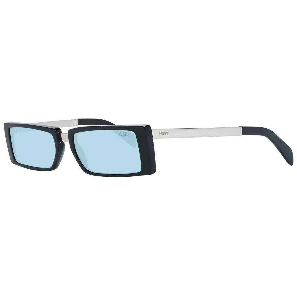 Lunettes de soleil en plastique noir Emilio Pucci