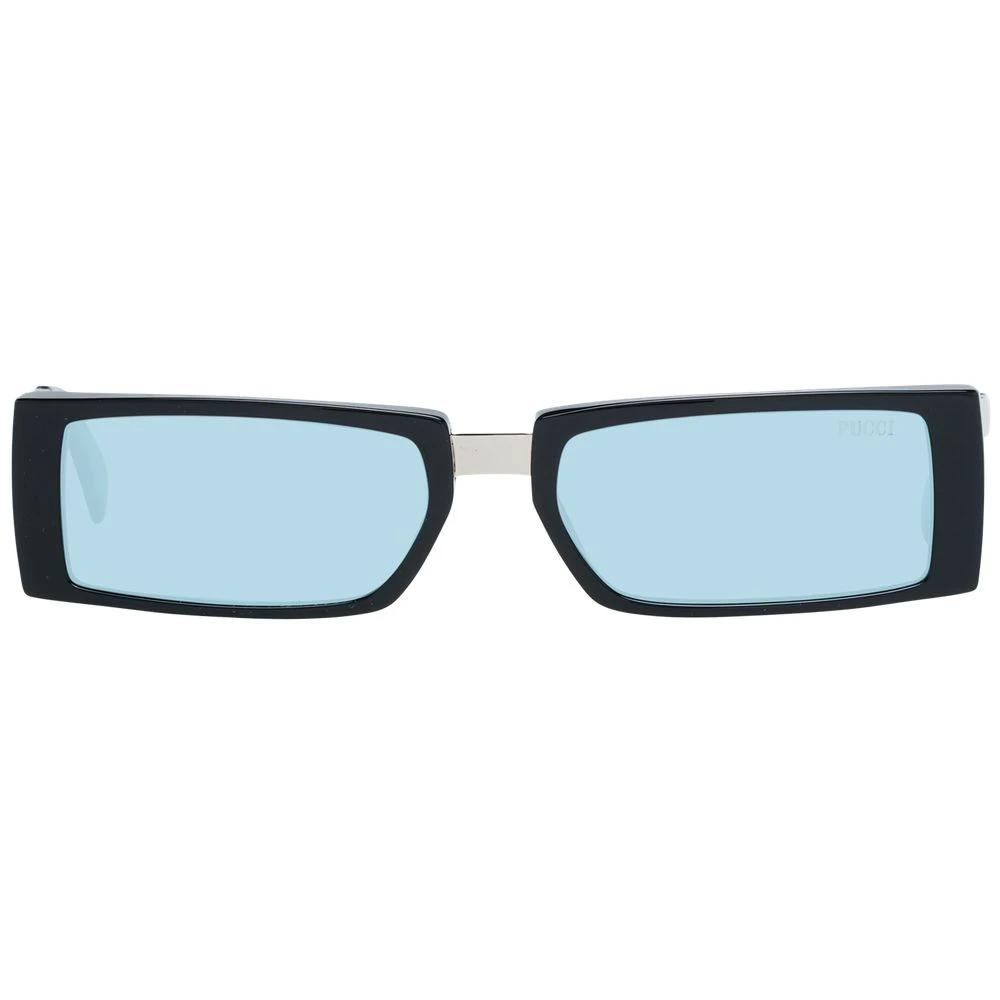 Lunettes de soleil en plastique noir Emilio Pucci