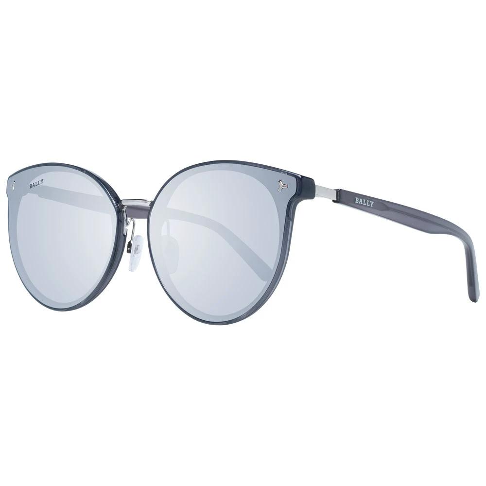 Lunettes de soleil Bally grises en métal et plastique