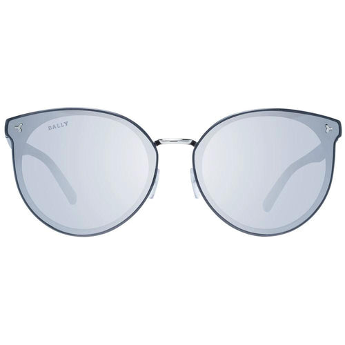 Lunettes de soleil Bally grises en métal et plastique