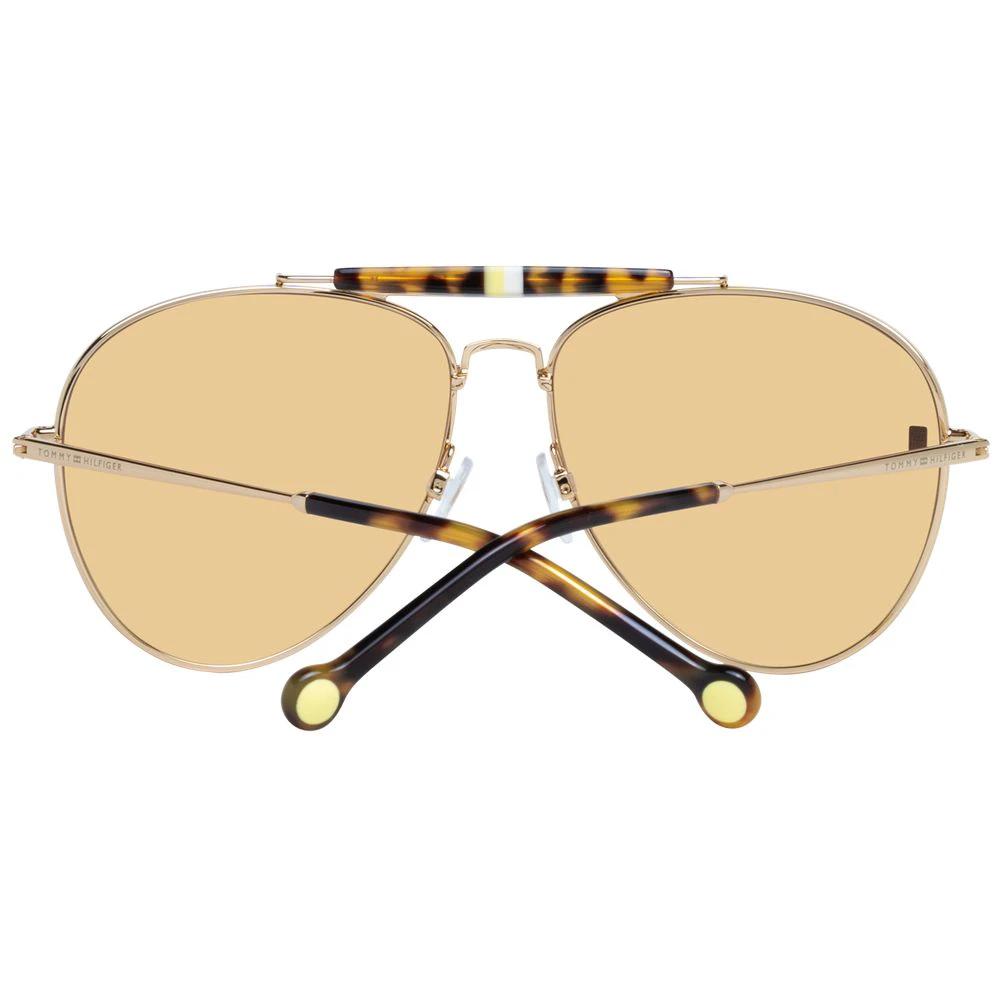 Tommy Hilfiger Gold Metal Sunglasses by Tommy Hilfiger