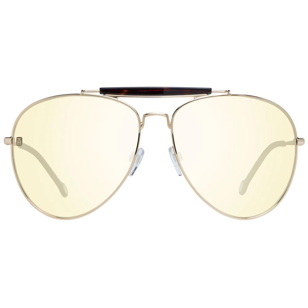 Lunettes de soleil Tommy Hilfiger en métal doré