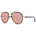 Lunettes de soleil Emilio Pucci en métal marron