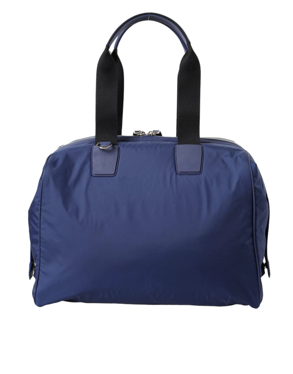 Dolce & Gabbana Blue Nylon Calfskin Hand Shoulder Duffel Bag by Dolce & Gabbana