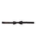 Dolce & Gabbana Brown Fantasy Silk Adjustable Neck Men Papillon Bow Tie by Dolce & Gabbana