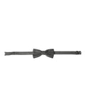 Dolce & Gabbana Gray Silk Patterned Adjustable Neck Men Papillon Bow Tie by Dolce & Gabbana