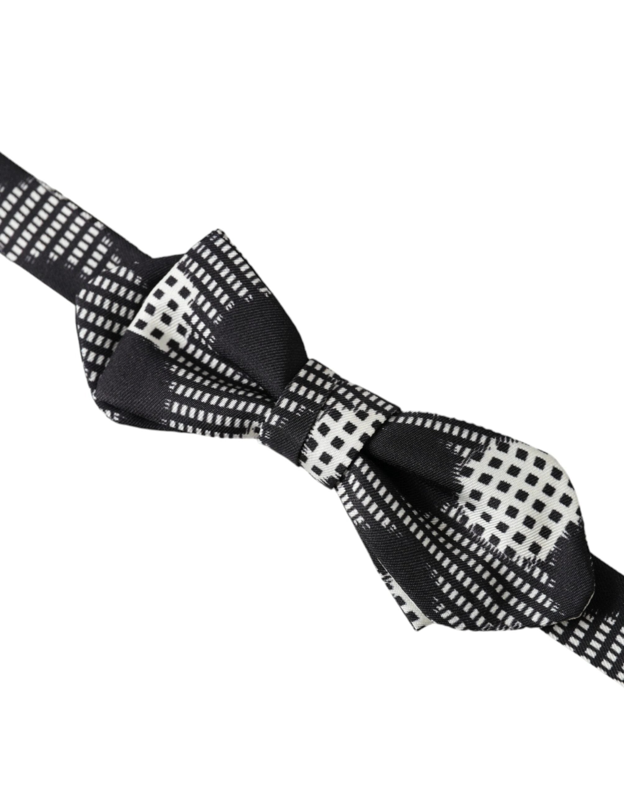 Dolce & Gabbana Multicolor Silk Polka Dot Adjustable Neck Men Papillon Bow Tie by Dolce & Gabbana