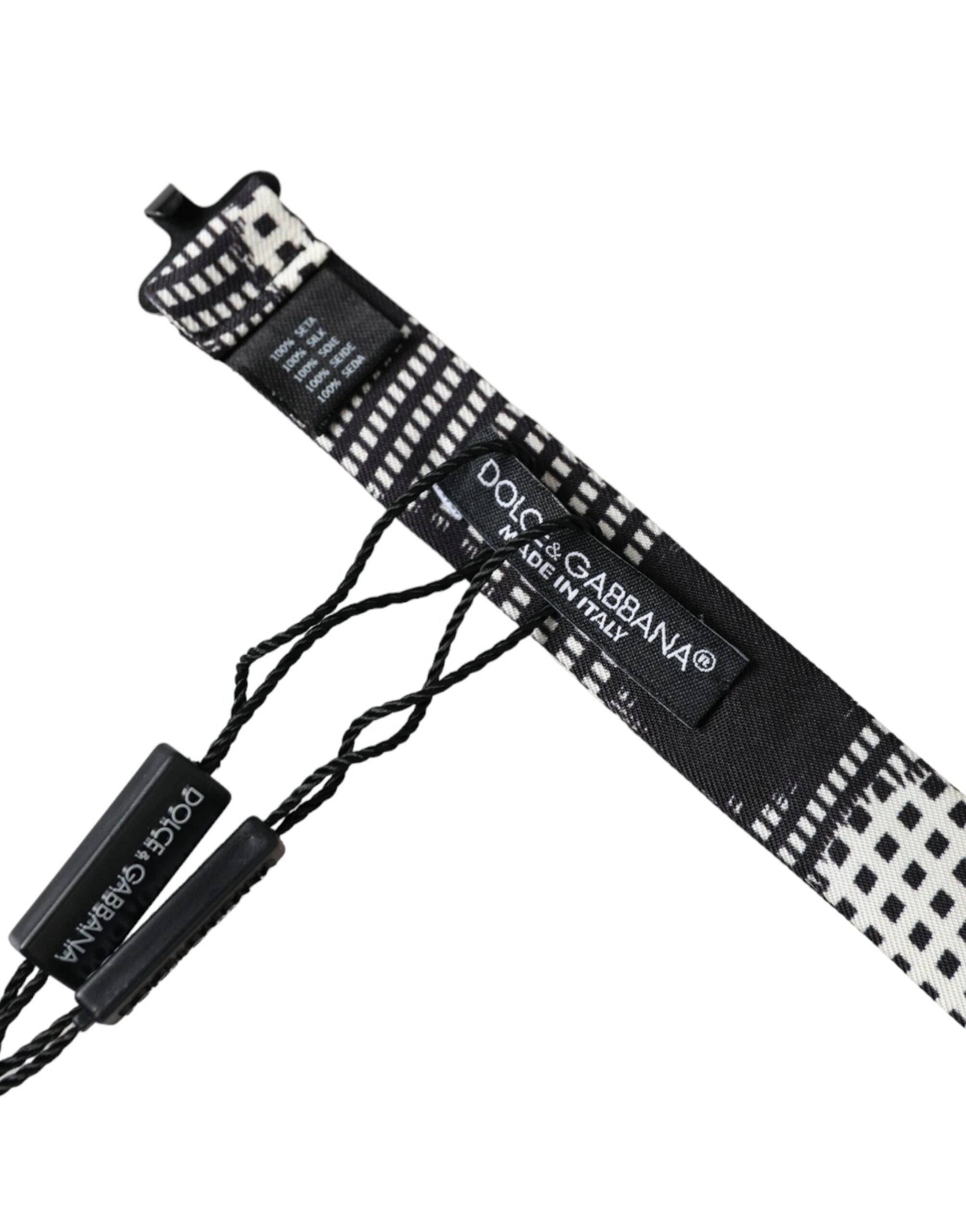 Dolce & Gabbana Multicolor Silk Polka Dot Adjustable Neck Men Papillon Bow Tie by Dolce & Gabbana