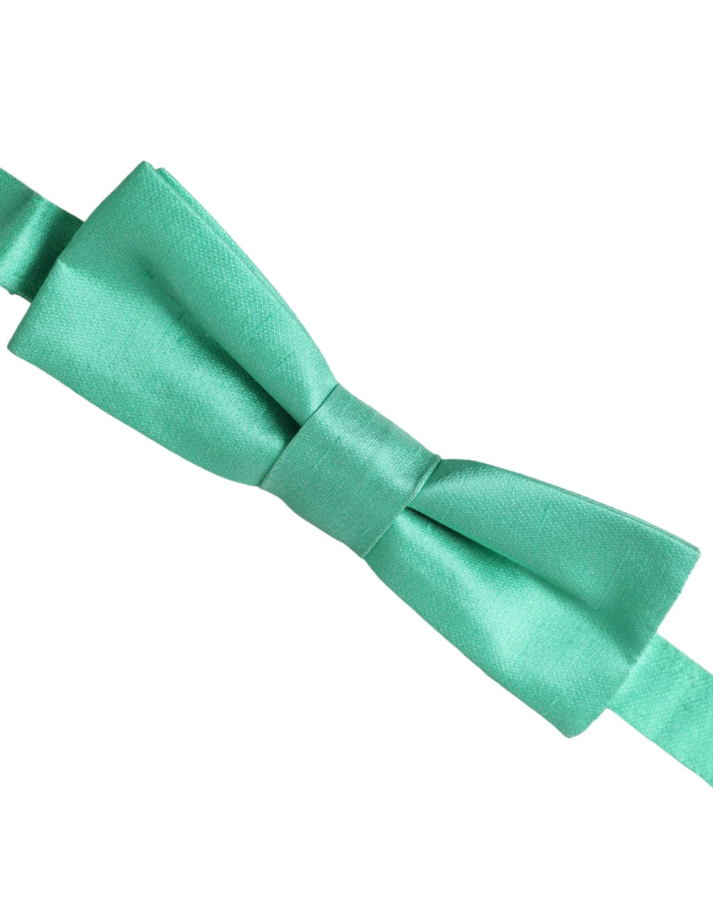 Dolce & Gabbana Mint Green Silk Adjustable Neck Men Bow Tie by Dolce & Gabbana