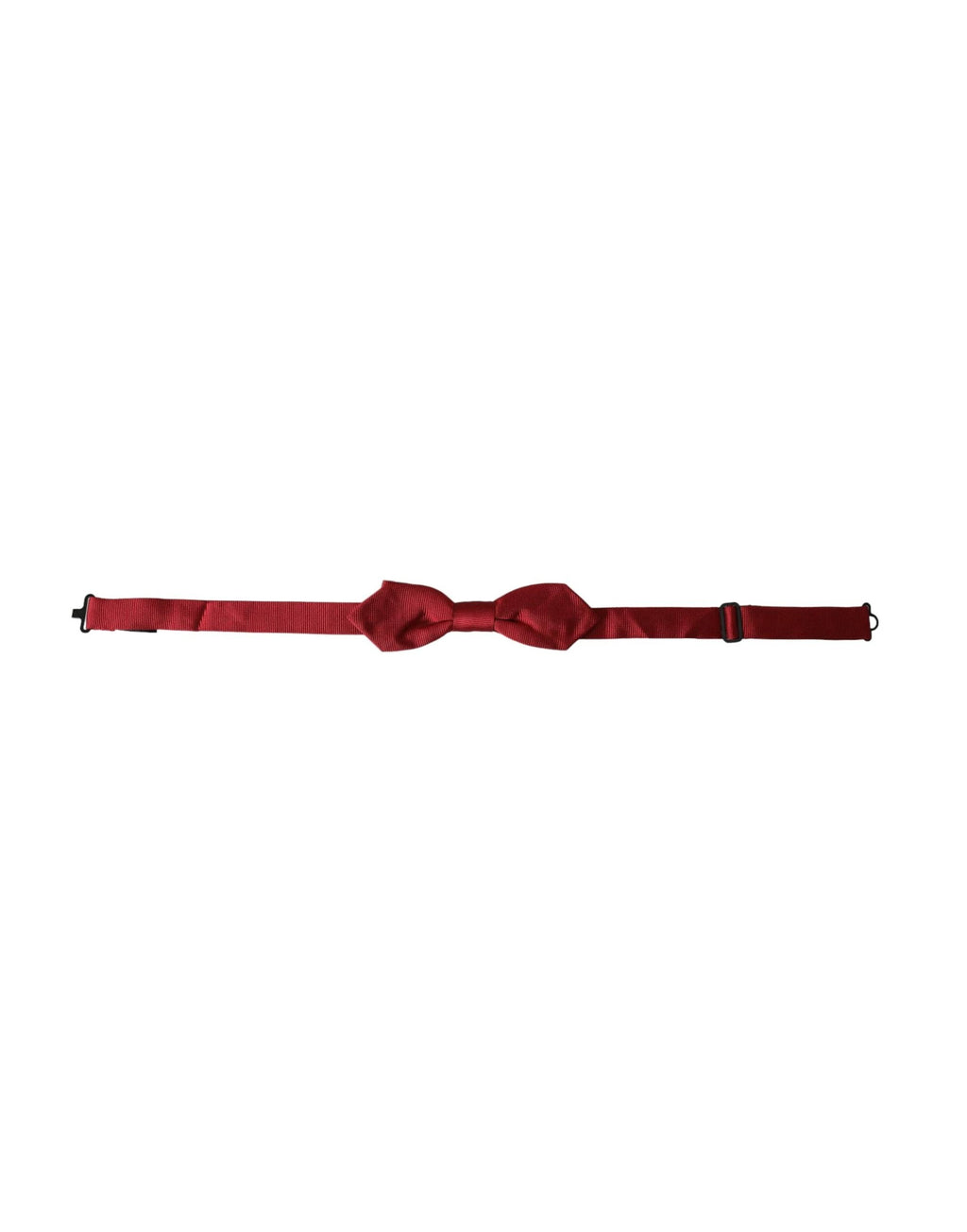 Dolce & Gabbana Red Silk Jacquard Adjustable Neck Men Bow Tie by Dolce & Gabbana