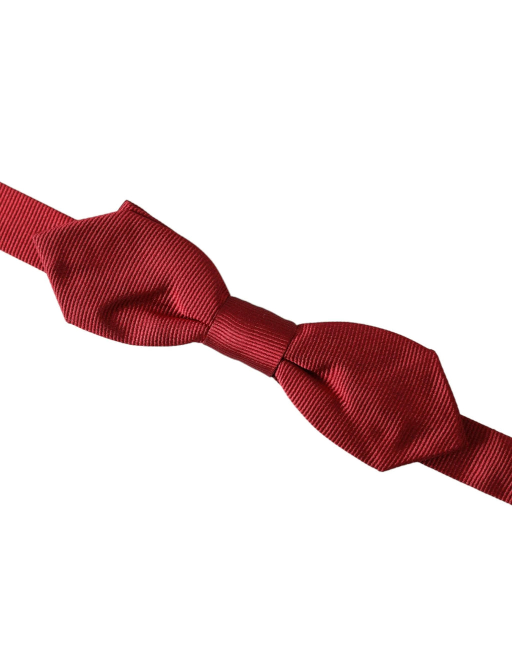 Dolce & Gabbana Red Silk Jacquard Adjustable Neck Men Bow Tie by Dolce & Gabbana